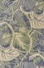 9' X 12' Blue Green And Beige Wool Tropical Botanical Hand Tufted Area Rug