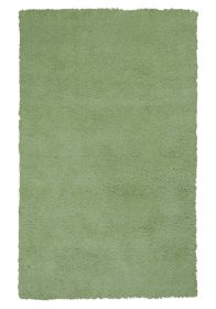 9' X 13' Green Hand Woven Area Rug