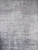 9' X 12' Slate Gray And Dark Gray Abstract Hand Loomed Area Rug