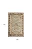 9' X 13' Gray Brown And Ivory New Zealand Lambs Wool Floral Medallion Hand Tufted Area Rug