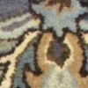 3' X 5' Dark Gray Green And Brown Wool Floral Hand Tufted Area Rug