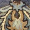 3' X 5' Dark Gray Green And Brown Wool Floral Hand Tufted Area Rug