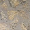 3' X 5' Gray And Taupe Wool Botanical Leaves Hand Tufted Area Rug