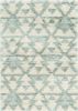 5' X 8' Ivory And Gray Geometric Area Rug