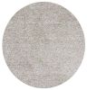 6' Ivory Hand Woven Round Rug