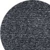 6' Black And White Hand Woven Round Rug