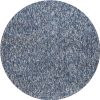 6' Indigo And Ivory Abstract Hand Woven Round Rug