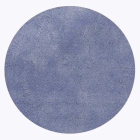 6' Purple Shag Hand Woven Round Rug
