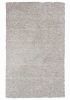 5' X 7' Ivory Shag Hand Woven Area Rug