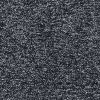 5' X 7' Black And White Shag Hand Woven Area Rug