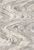 5' X 8' Gray And Tan Abstract Area Rug
