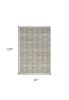 8' X 11' Gray Area Rug With UV Protection