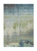 7' X 10' Blue And Green Abstract Area Rug