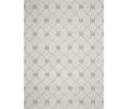 2' X 4' Ivory And Gray Wool Ogee Hand Tufted Area Rug