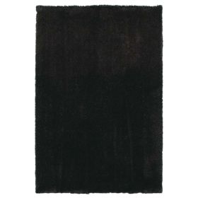 2' X 4' Espresso Shag Hand Woven Area Rug