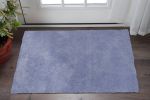 2' X 4' Purple Shag Hand Woven Area Rug