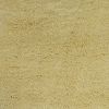 2' X 4' Canary Yellow Shag Hand Woven Area Rug