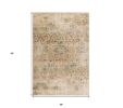 3' X 5' Champagne And Beige Damask Area Rug