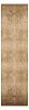 8' Beige And Tan Floral Medallion Runner Rug
