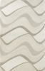 2' X 4' Ivory And Gray Wool Abstract Hand Tufted Area Rug