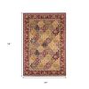 3' X 5' Red Orange And Black Quatrefoil Area Rug