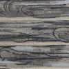 3' X 5' Gray Blue And Black Abstract Area Rug