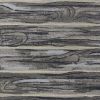 3' X 5' Gray Blue And Black Abstract Area Rug