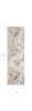 7' Gray And Tan Abstract Runner Rug