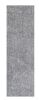 8' Gray Shag Hand Woven Runner Rug