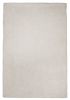 8' Ivory Shag Hand Woven Runner Rug
