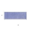 8' Purple Hand Woven Runner Rug
