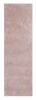 8' Pink Shag Hand Woven Runner Rug