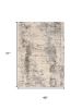4' X 6' Ivory And Blue Area Rug