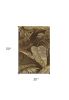3' X 4' Brown And Beige Wool Botanical Leaves Hand Tufted Area Rug