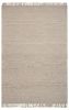 3' X 5' Beige Wool Hand Woven Area Rug