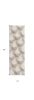 7' Ivory Gray And Cream Wool Geometric Hand Tufted Runner Rug