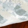 6' X 9' Sand And Light Blue Geometric Area Rug