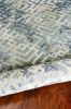6' X 9' Sand And Light Blue Geometric Area Rug