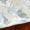 6' X 9' Sand And Light Blue Geometric Area Rug