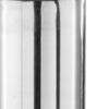 40" Silver Aluminum Cylindrical Floor Vase