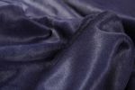5' X 7' Navy Blue Cowhide Area Rug