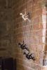 Set of Two Black Resin Climbing Man Hanging Dimensional Sculpture