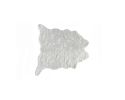 4' X 5' Gray Faux Fur Washable Area Rug