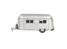 5" Silver Metal Hand Painted Decorative Tissue Box