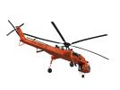 12" Orange Metal Hand Painted Model Airplane Tabletop Sculpture