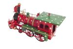 Handmade Tin Christmas Train Model