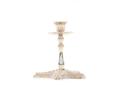 5" Silver Brass Starfish Tabletop Candle Holder