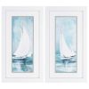 15" X 27" White Frame Soft Sail (Set Of 2)