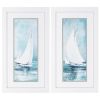 15" X 27" White Frame Soft Sail (Set Of 2)