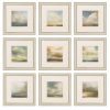 16" X 16" Champagne Gold Color Frame  Atmosphere (Set Of 9)